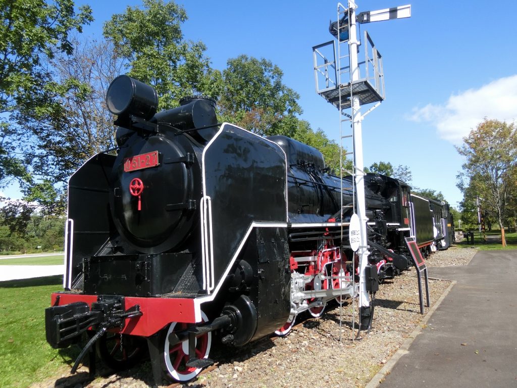 別海町鉄道記念公園のサハリンから帰って来たD51形蒸気機関車
