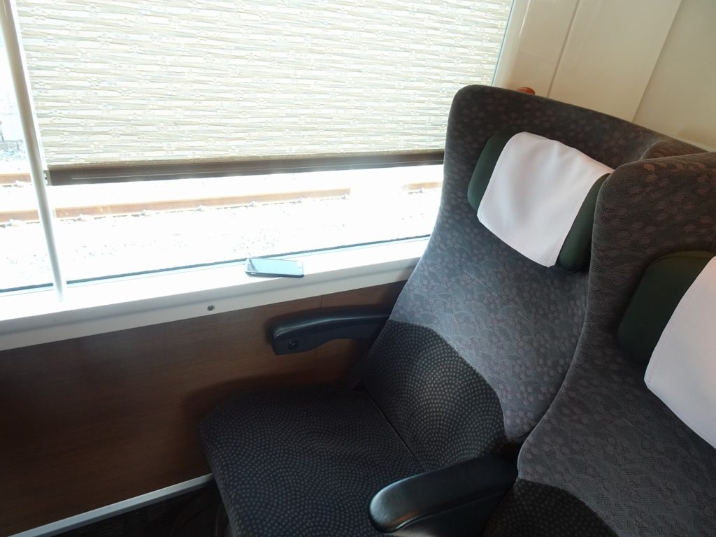 E657系のグリーン車の座席